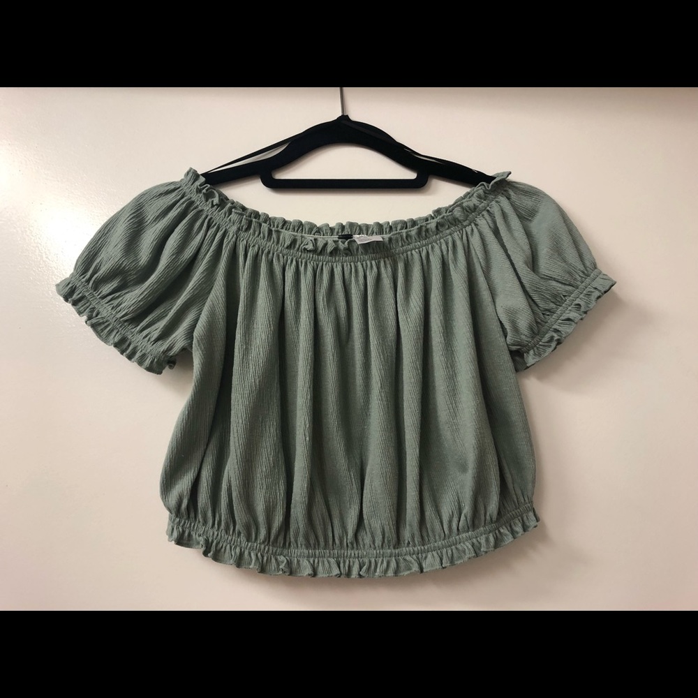 Off The Shoulder Crop Top